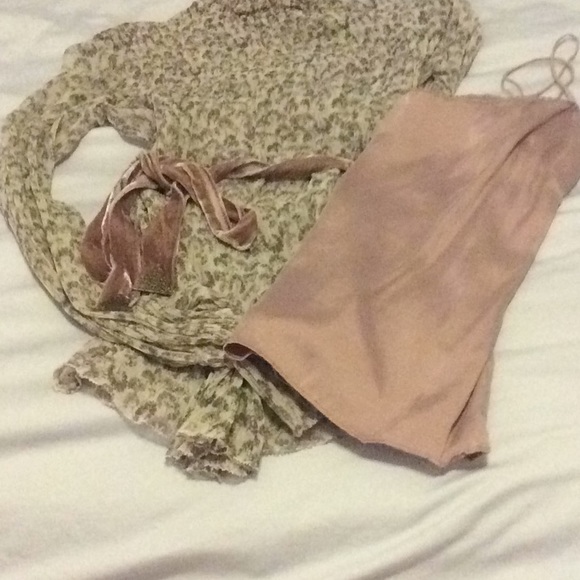 Neiman Marcus Tops - 39. Elie Tahari /Neiman Marcus sheer blouse & cami